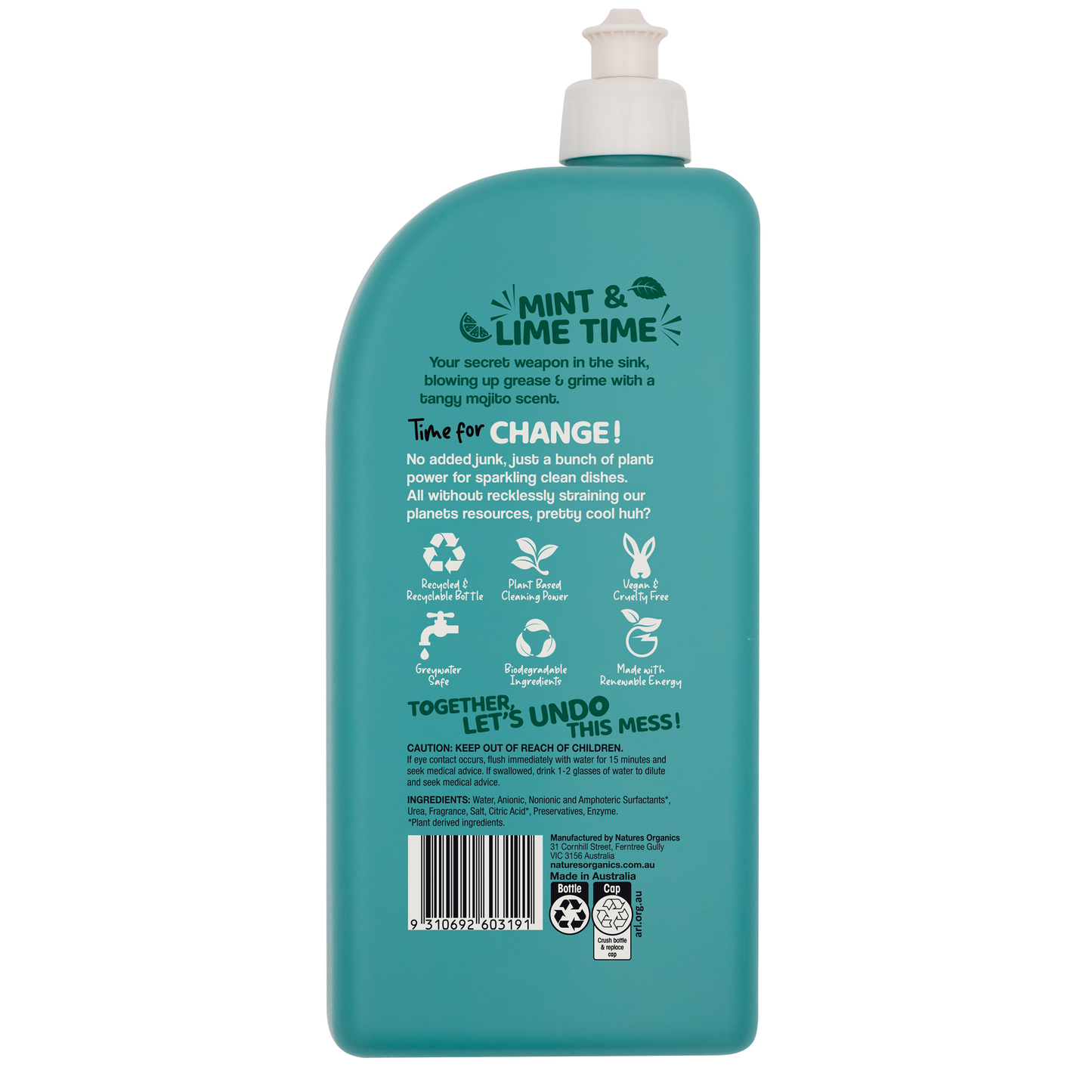 MINT & LIME TIME Dish Liquid