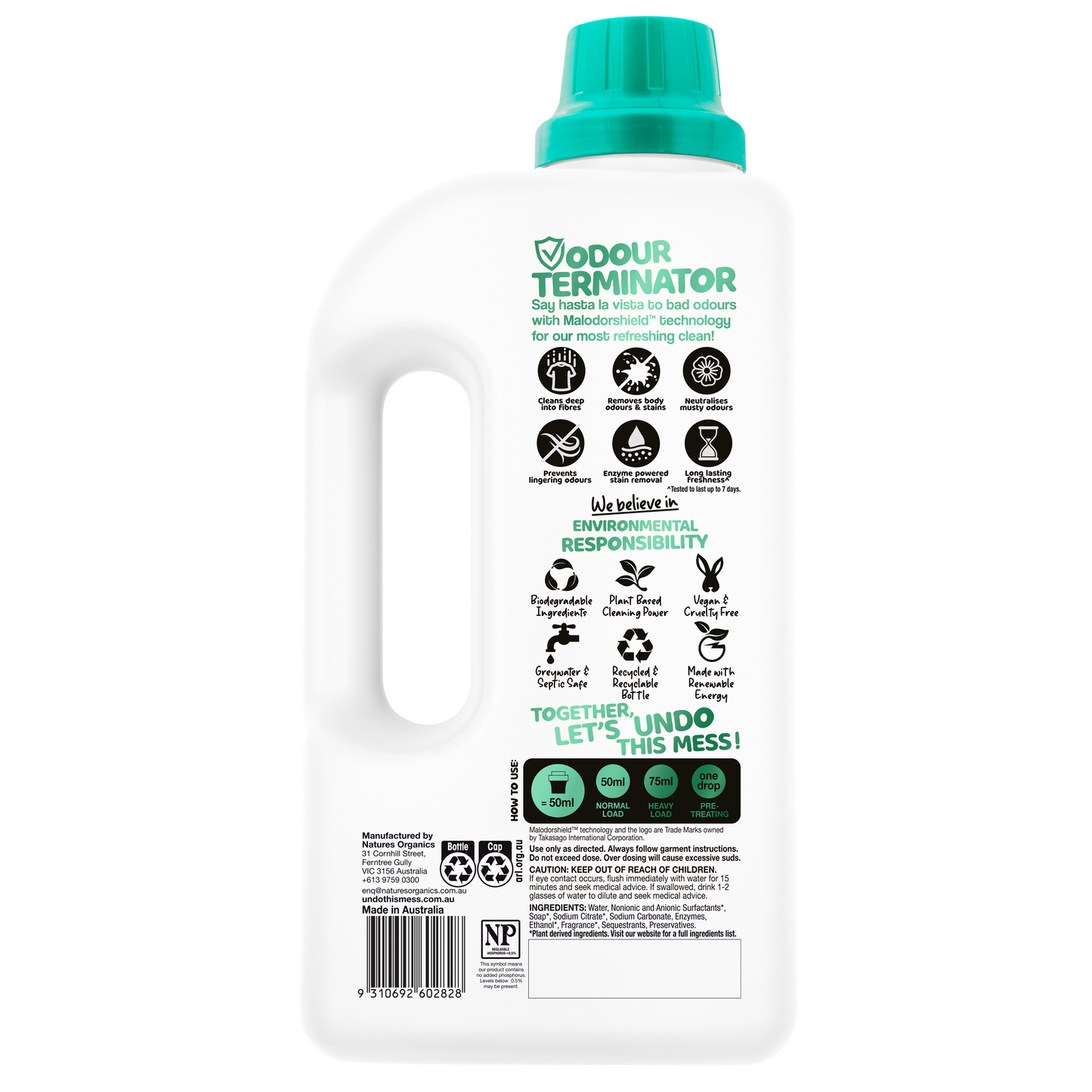 ODOUR TERMINATOR Laundry Liquid
